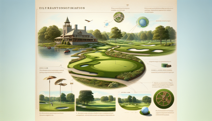 Modernized Bryanston Golf Club with sustainable landscaping and advanced irrigation, merging traditional charm with strategic gameplay.