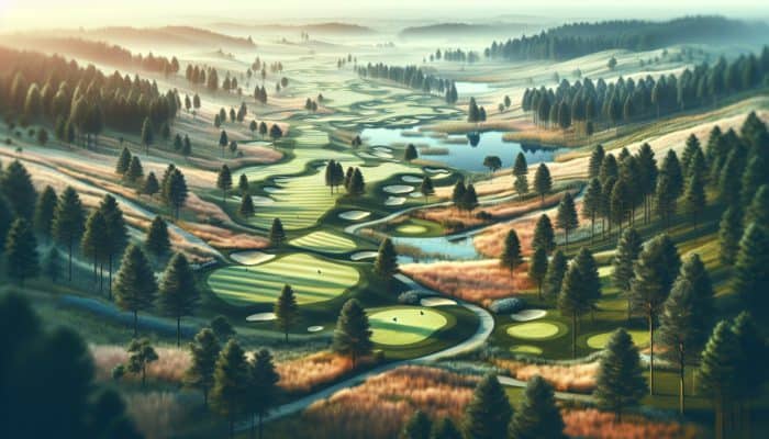 Scenic 9-hole golf course in Kokstad, transformed into an 18-hole challenge, surrounded by rolling hills and countryside.