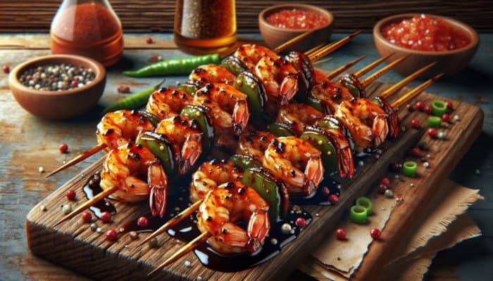 Cajun BBQ Shrimp Skewers: A Delightful Taste of Louisiana