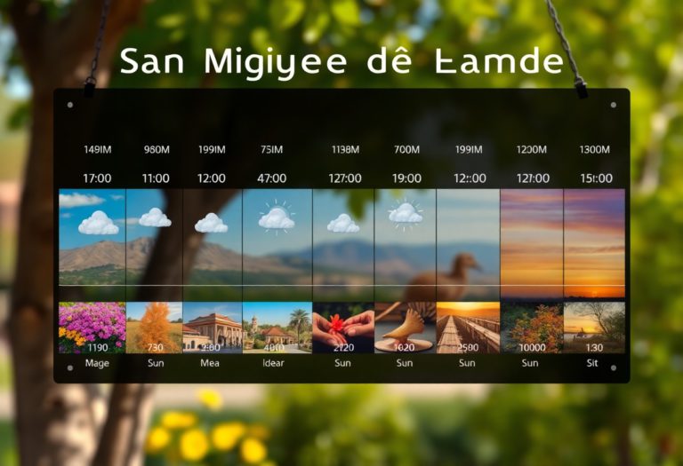San Miguel de Allende Weather: A Monthly Travel Overview