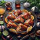 BBQ Chicken Thighs with Zesty Mango Salsa Delight