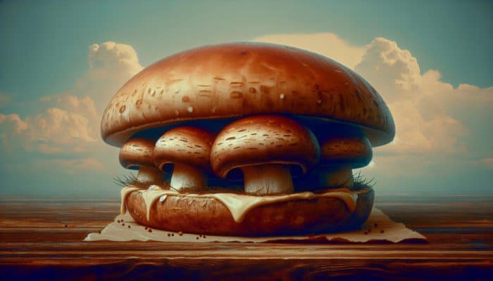 Portobello Mushroom Burgers with a Delicious Aussie Flair