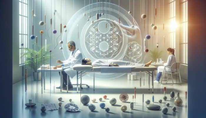 A tranquil NHS clinic providing integrated acupuncture alongside fertility treatments, symbolising a holistic care approach.